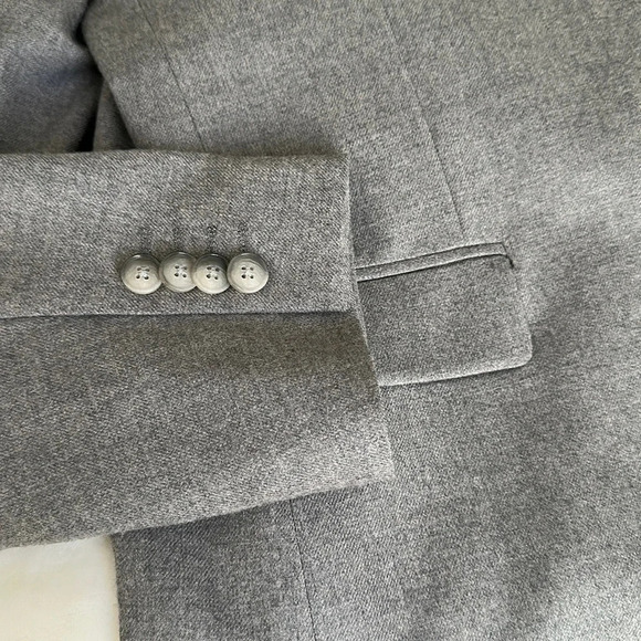 THEORY Virgin Wool Blazer Sport Coat Dilano M Delegation Gray Two Button, 42R - Picture 14 of 16